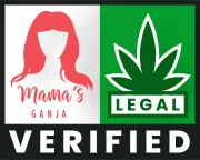 Mama's Ganja Verified Licensed Cannabis Business Stamp Logo